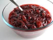 What is cranberry sauce made of?