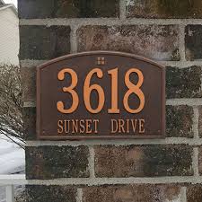 Address Plaques House Number Signs