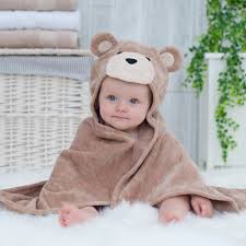 Keep up with your baby's development with personalised weekly. Personalised Teddy Hooded Baby Towel Bathing Bunnies