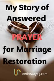 for marriage restoration