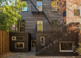 architensions clads brooklyn townhouse
