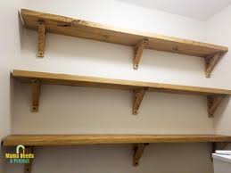 Diy Wood Shelf Brackets For Open