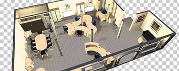 3d Floor Plan Office Png Clipart 3d