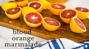 homemade blood orange marmalade