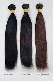 Colored 1 1b 2 3 4 5 Straight Virgin Brazilian Hair Weave 3pcs Bundle Wb233