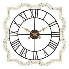 Off White French Country Wall Clock