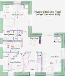 Straw Bale House Floor Plan Straw
