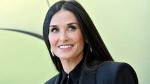 demi moore s signature straight hair is