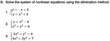 Solve The System Of Nar Equations