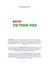 ppt entry vietnam visa powerpoint