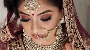 real indian bridal makeup and hair
