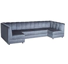 Chic Sofa Channel Back Couch Modern U