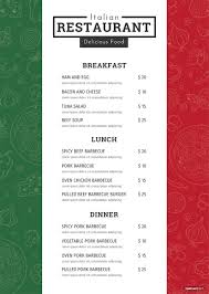 Create a menu for your party or event with this menu template. 60 Best Menu Templates For Restaurants Coffee Shops Onedesblog