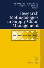 Case Studies and Surveys in Supply Chain Management Research     Two     Journal of Computing and Information Science in Engineering   The    