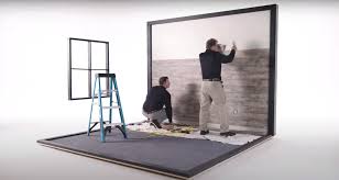install laminate flooring on walls