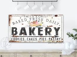 Bakery Sign Modern Farmhouse Wall Decor