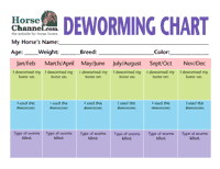 Horse Deworming Chart Horses Horse Care Horse Care Tips