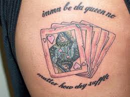 To act adeptly and with good judgment; Card Tattoos 25 Addictive Collections Design Press