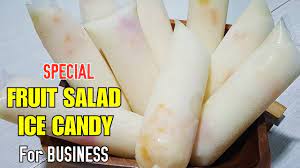 special fruit salad ice candy for