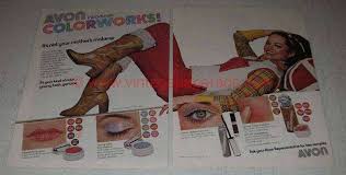 1977 avon colorworks makeup ad dg0389