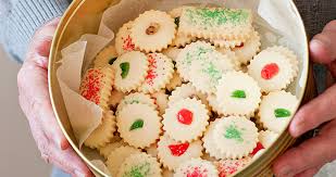 Then add a little at a time the sifted icing sugar, corn starch, salt and flour. Dad S Christmas Shortbread Cookies Seasons And Suppers