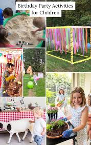 birthday party activities for children
