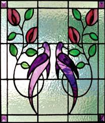 Faux Stained Glass Stained Glass Birds