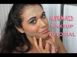 easy mermaid halloween makeup tutorial