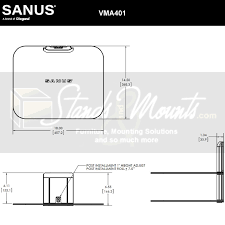 Sanus Audio Component Wall Shelf