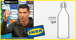 Ikea Launch New Cristiano Ronaldo Water