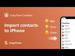 import contacts to iphone you