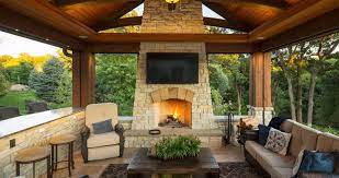 Brick To Design An Outdoor Living Room