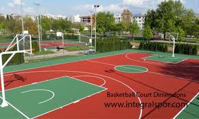 what are basketball court flooring made of