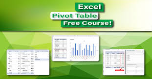 excel pivot table tutorials step by