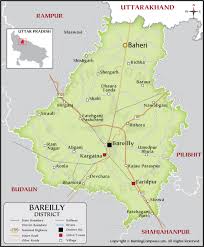 bareilly district map district map of