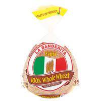 la banderita fajita 100 whole wheat