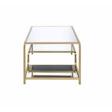 Acme Furniture Astrid Gold And Clear