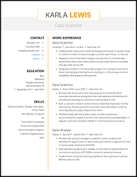 Prepare smart questions for your interviews 9. 5 Data Scientist Resume Examples For 2021