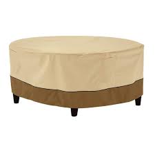 Round Patio Ottoman Table Cover