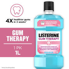 listerine gum therapy anti gingivitis