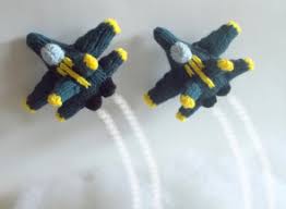 Knit An Airplane Helicopter Rocket Ship 13 Free Patterns