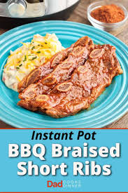 instant pot bbq braised short ribs