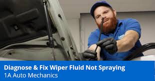 wiper fluid not spraying how to