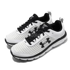 Details About Under Armour Ua Charged Assert 8 White Black Men Running Shoes 3021952 102