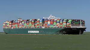 Evergreen container ship blocks Suez Canal traffic - FreightWaves