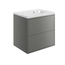 2 Drawer Wall Mounted Vanity Unit