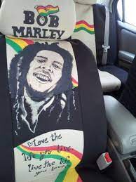 Bob Marley Tan Rasta Car Seat Covers