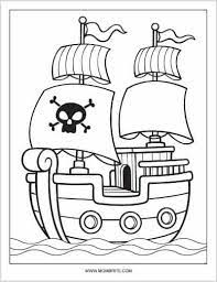 By tradition, this coloring will be really simple. Free Printable Pirate Coloring Pages Mombrite