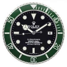 Rolex Wall Clock Submariner Black Dial