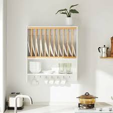 Sobuy Wall Mounted Kitchen Plate Cup